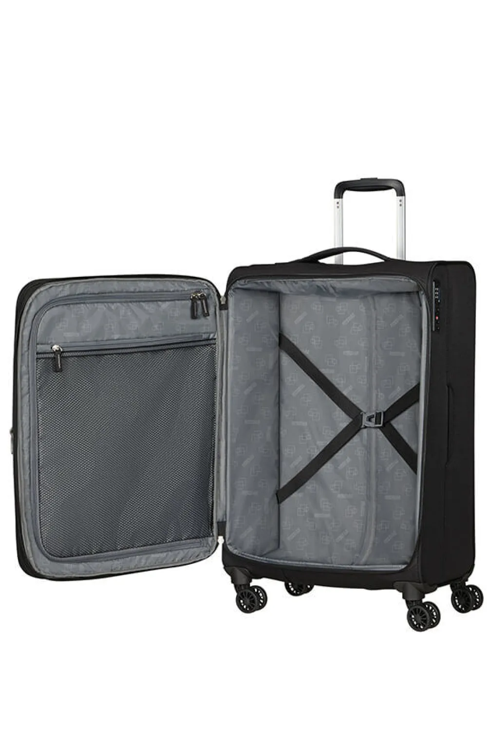 aerospin_nelipyrinen_matk_0-1.webp American Tourister Aerospin Nelipyöräinen matkalaukku M Black Clearance