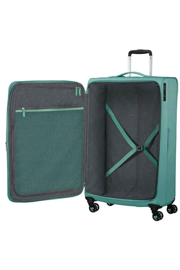 American Tourister Aerospin Nelipyöräinen matkalaukku L Dusty Turquoise Best