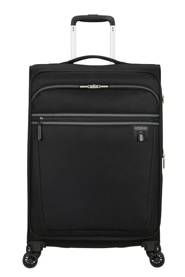 American Tourister Aerospin Nelipyöräinen matkalaukku M Black Clearance