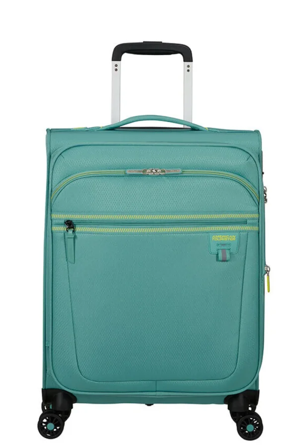 American Tourister Aerospin Nelipyöräinen matkalaukku S Dusty Turquoise Hot