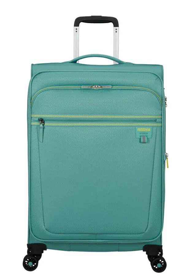 American Tourister Aerospin Nelipyöräinen matkalaukku M Dusty Turquoise Fashion
