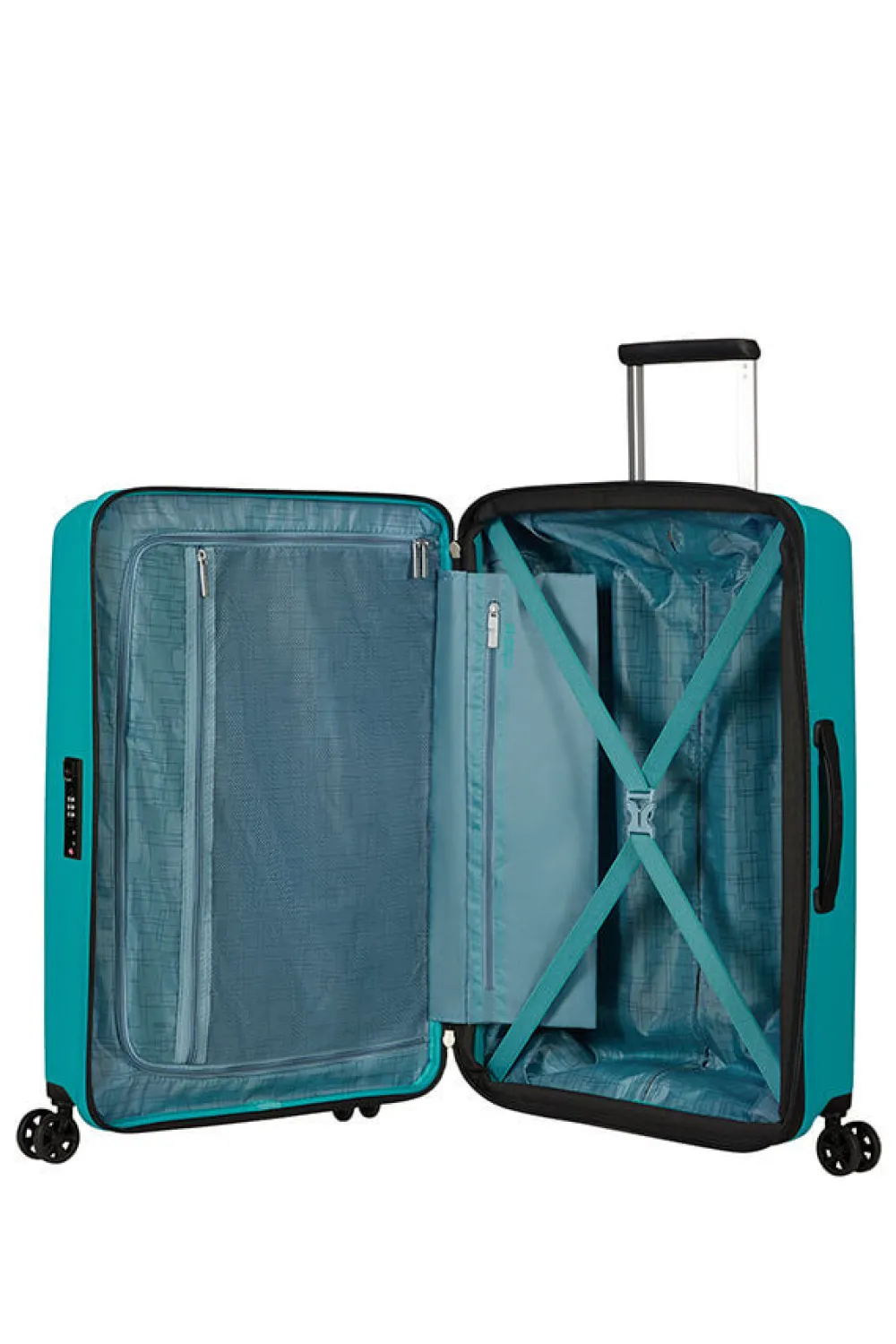 aerostep_keskikokoinen_ma_0-2.webp American Tourister AeroStep Keskikokoinen matkalaukku Turquoise Tonic Best