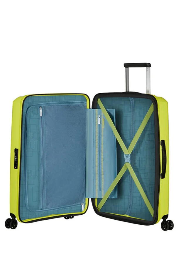 American Tourister AeroStep Keskikokoinen matkalaukku Light Lime Best