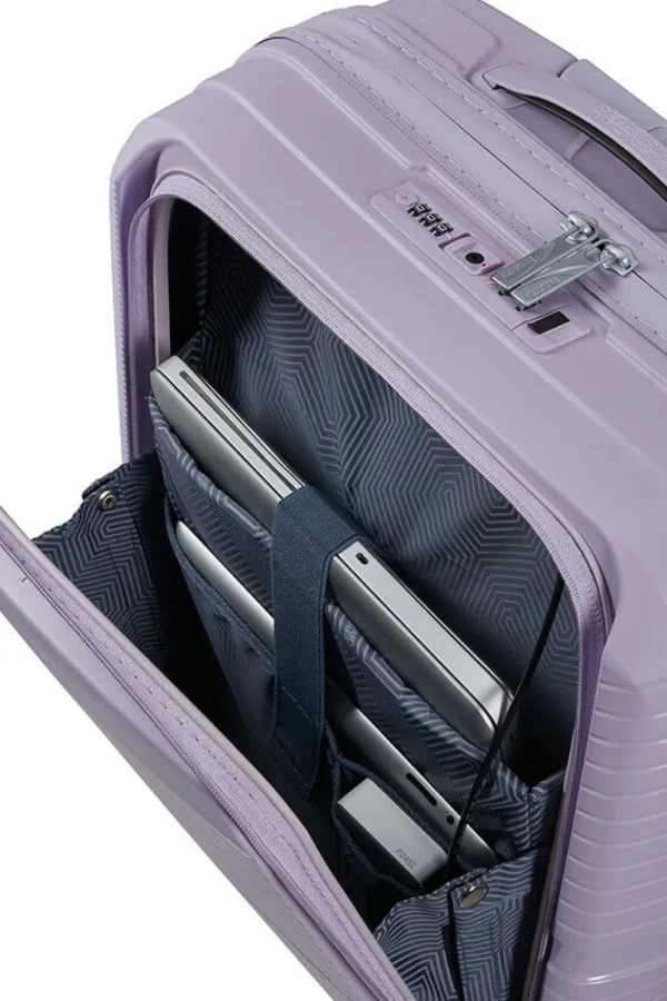American Tourister Airconic Nelipyöräinen matkalaukku 55cm 15.6" Stormy Lilac New