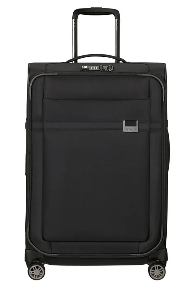 Samsonite Airea Nelipyöräinen laajennettava matkalaukku 67cm Black Sale