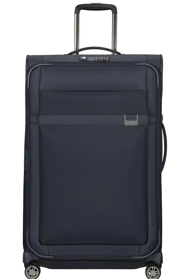 Samsonite Airea Nelipyöräinen laajennettava matkalaukku 78cm Dark Blue Clearance