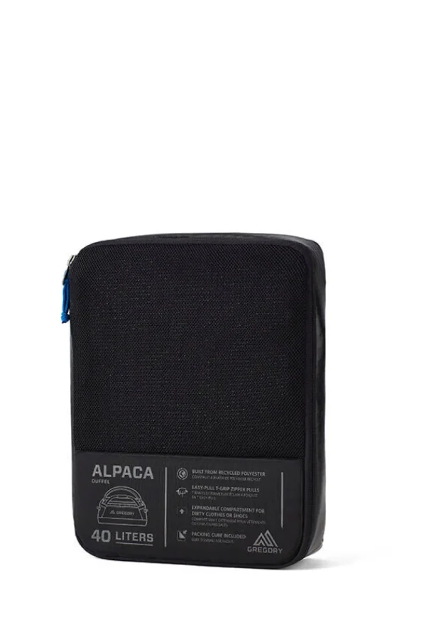 Gregory Alpaca Duffle bag Obsidian Black New