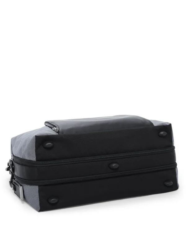 TUMI Alpha X Double expansion satchel Meteor Grey Hot