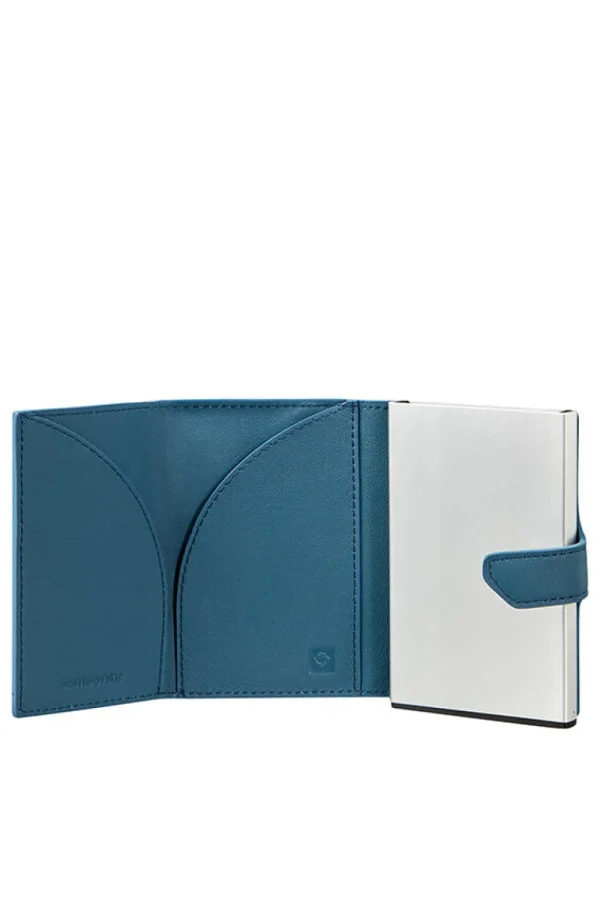 Samsonite Alu Fit Lompakko Petrol Blue Outlet