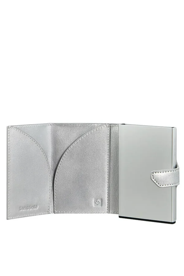 Samsonite Alu Fit Lompakko Silver Hot