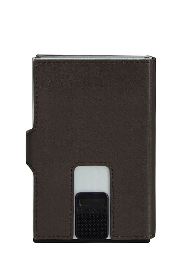 Samsonite Alu Fit Lompakko Dark Brown Best