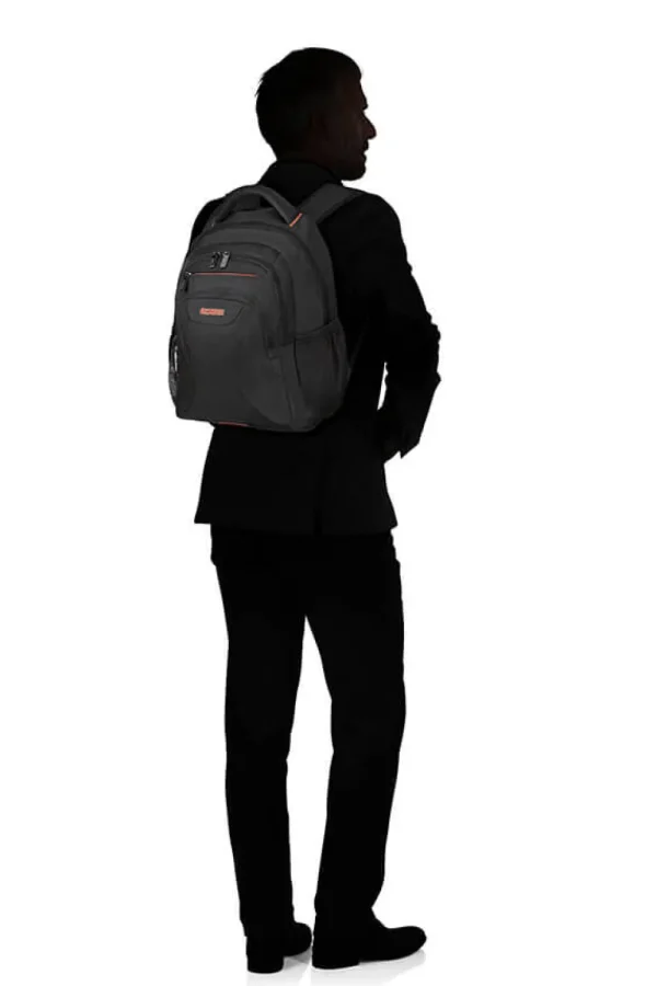 American Tourister AT Work Tietokonereppu 14" Black/Orange Clearance