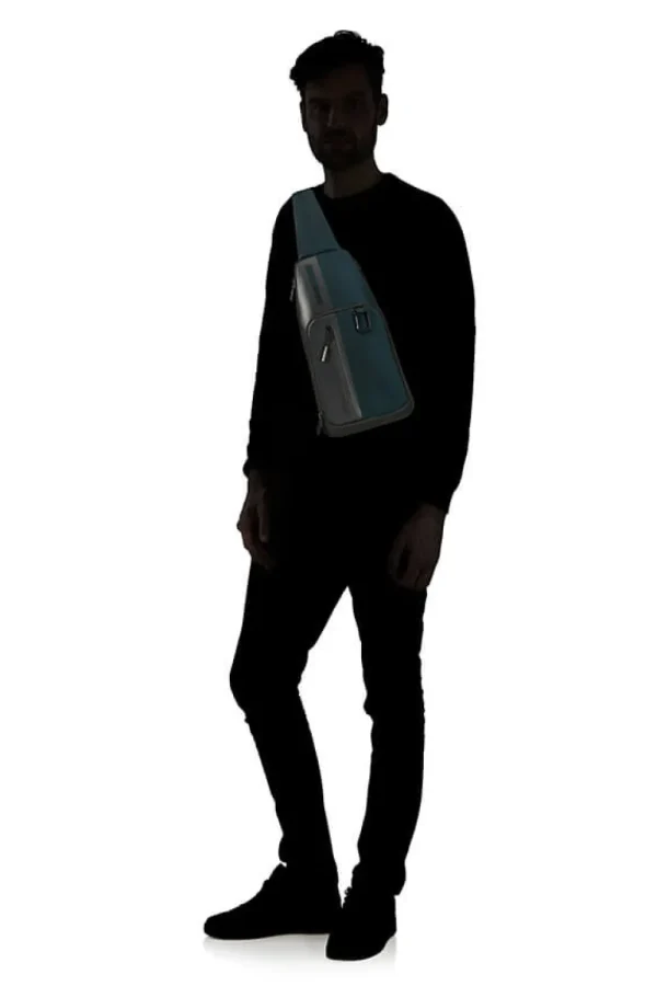 Samsonite Biz2go Olkareppu Deep blue Clearance