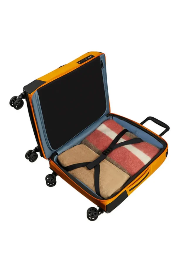 Samsonite Biz2go Trvl Nelipyöräinen matkalaukku 55cm Radiant Yellow New