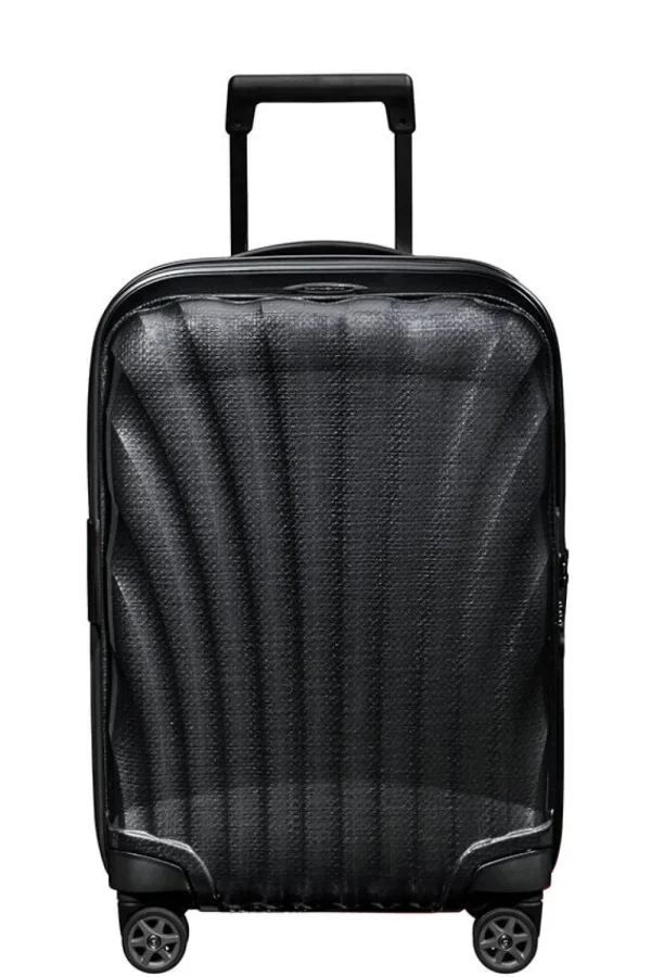 Samsonite C-Lite Nelipyöräinen laajennettava matkalaukku 55cm Black Best