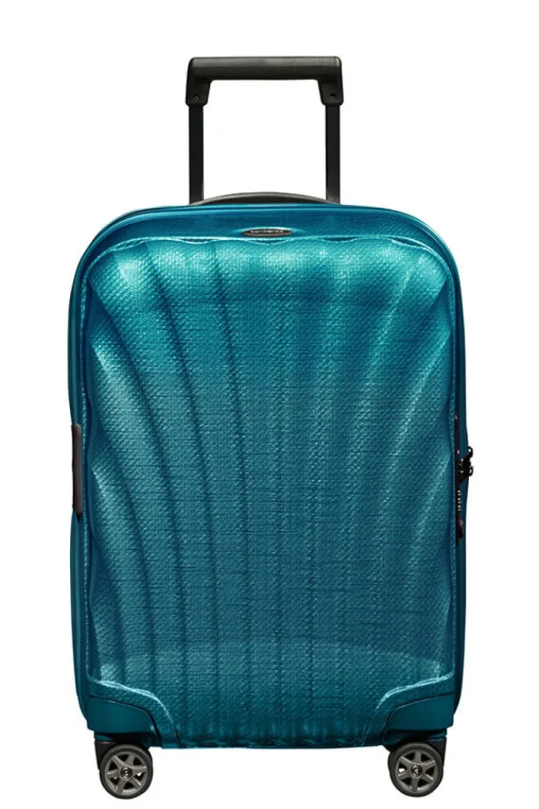 Samsonite C-Lite Nelipyöräinen laajennettava matkalaukku 55cm Petrol Blue Hot