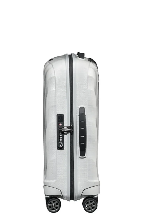 Samsonite C-Lite Nelipyöräinen laajennettava matkalaukku 55cm Off white Online