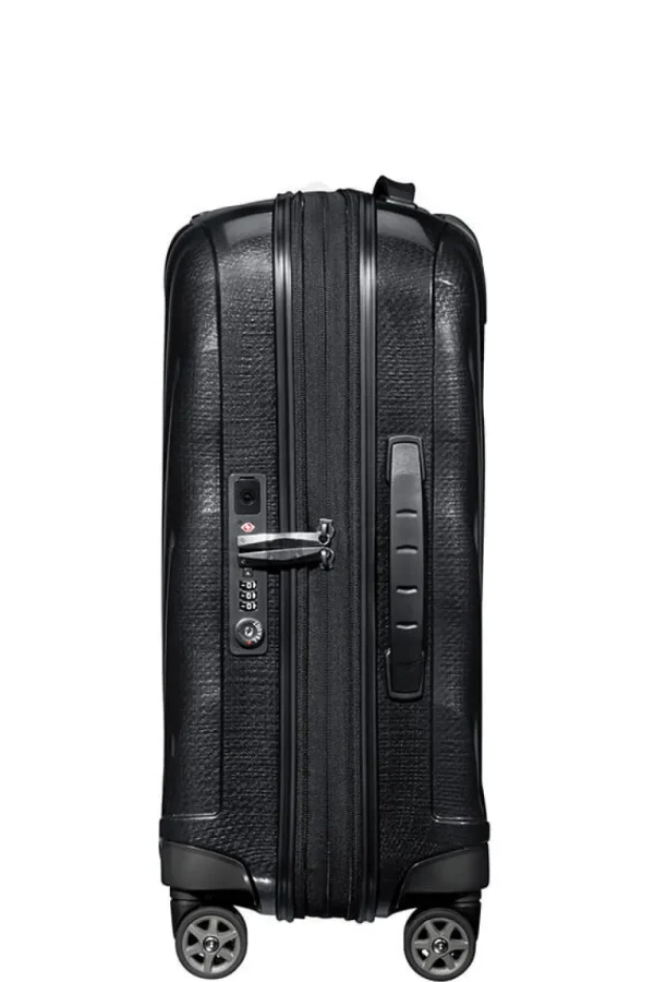 Samsonite C-Lite Nelipyöräinen laajennettava matkalaukku 55cm Black Best