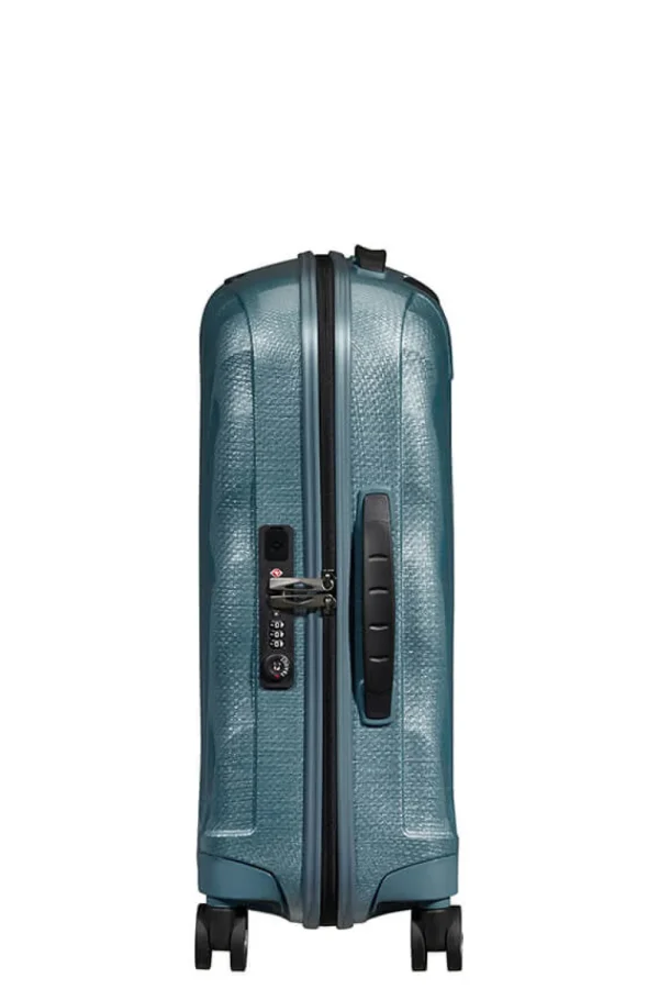 Samsonite C-Lite Nelipyöräinen laajennettava matkalaukku 55cm Ice Blue New