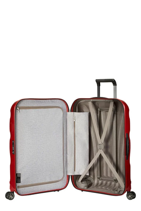 Samsonite C-Lite Nelipyöräinen matkalaukku 75cm Chili red New