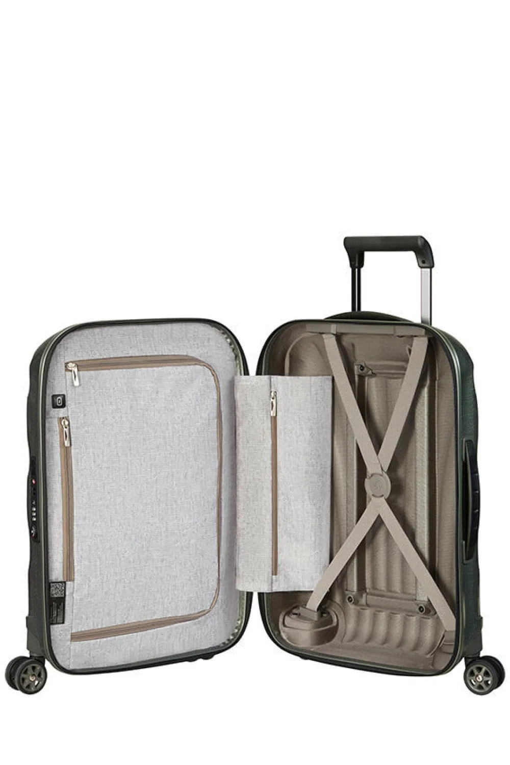 clite_nelipyrinen_matkala_0-31.webp Samsonite C-Lite Nelipyöräinen matkalaukku 55cm Metallic Green Discount