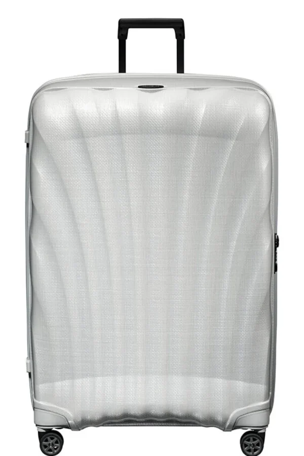 Samsonite C-Lite Nelipyöräinen matkalaukku 86cm Off white Discount