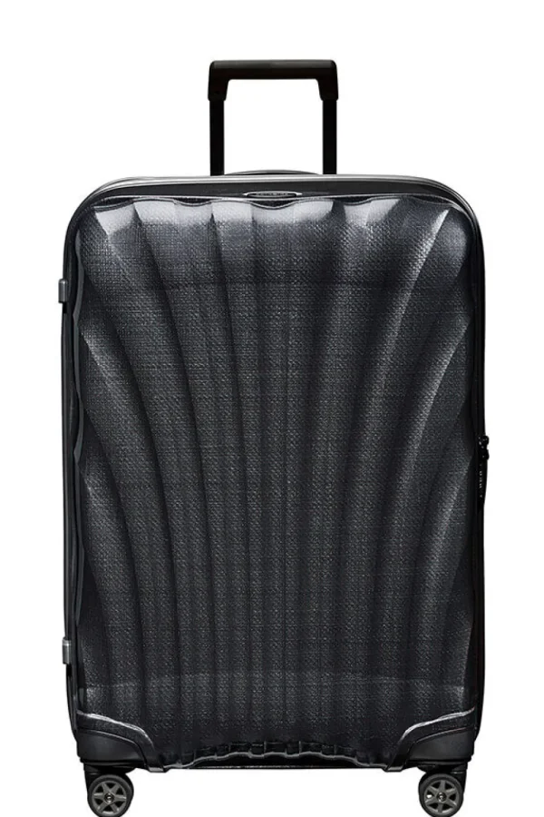 Samsonite C-Lite Nelipyöräinen matkalaukku 75cm Black Outlet