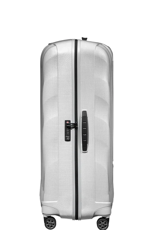Samsonite C-Lite Nelipyöräinen matkalaukku 86cm Off white Discount