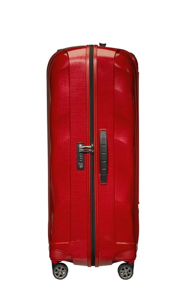 Samsonite C-Lite Nelipyöräinen matkalaukku 81cm Chili red Hot
