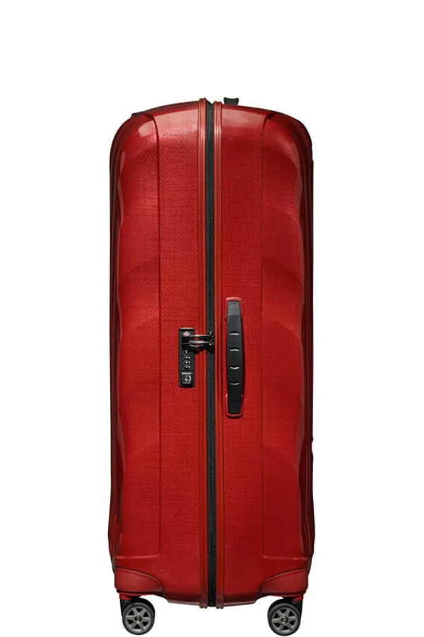 Samsonite C-Lite Nelipyöräinen matkalaukku 86cm Chili red Hot
