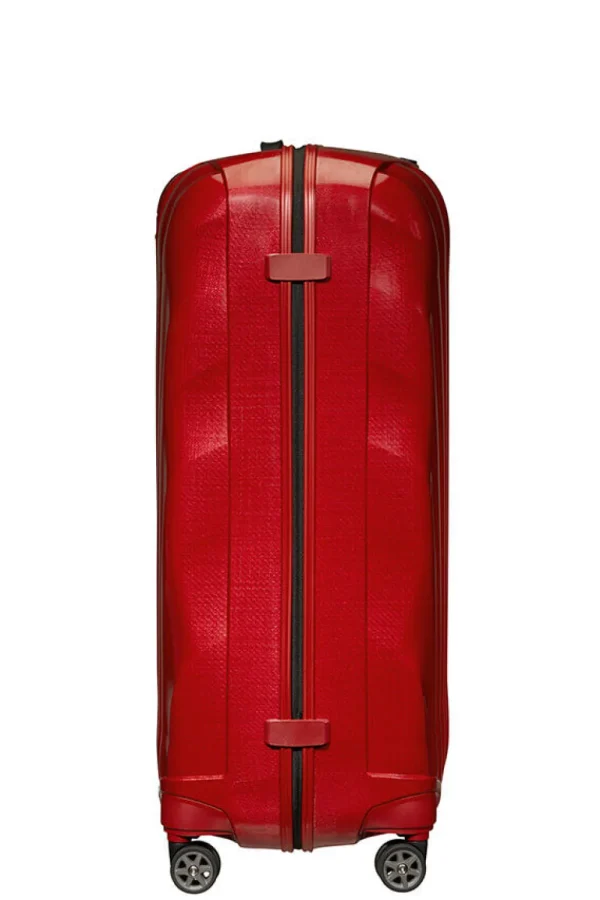 Samsonite C-Lite Nelipyöräinen matkalaukku 81cm Chili red Hot