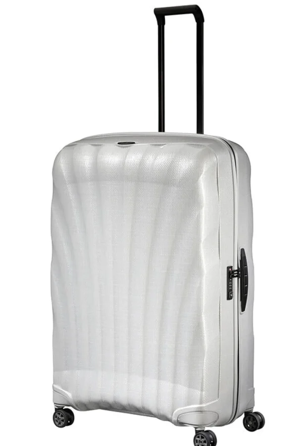 Samsonite C-Lite Nelipyöräinen matkalaukku 86cm Off white Discount