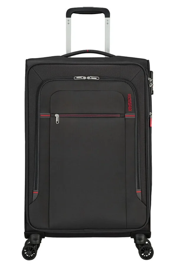 American Tourister Crosstrack Nelipyöräinen matkalaukku 67cm Grey/Red Sale