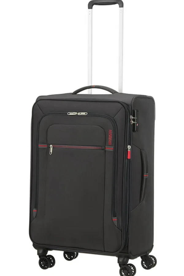 American Tourister Crosstrack Nelipyöräinen matkalaukku 67cm Grey/Red Sale
