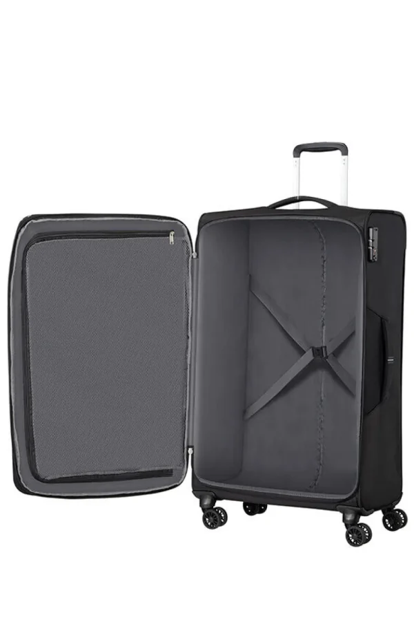 American Tourister Crosstrack Suuri matkalaukku Black/Grey Online
