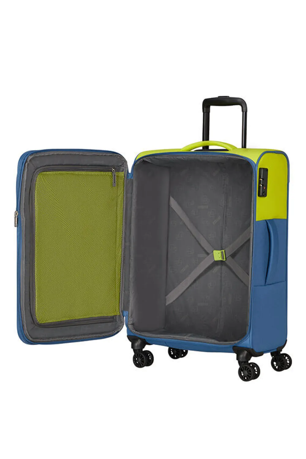 daring_dash_keskikokoinen_0-3.webp American Tourister Daring Dash Keskikokoinen matkalaukku Lime/Coronet Fashion