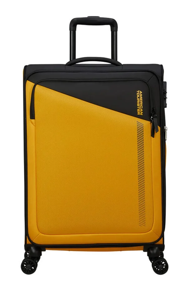 American Tourister Daring Dash Keskikokoinen matkalaukku Black/Yellow Discount