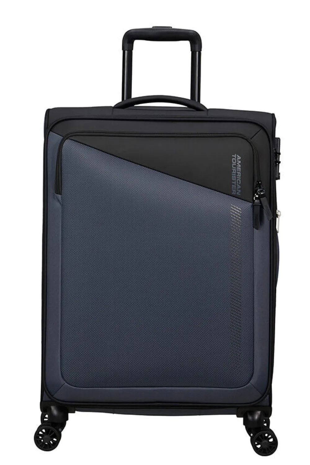 daring_dash_keskikokoinen_2.webp American Tourister Daring Dash Keskikokoinen matkalaukku Black/Grey New