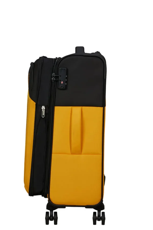 American Tourister Daring Dash Keskikokoinen matkalaukku Black/Yellow Discount