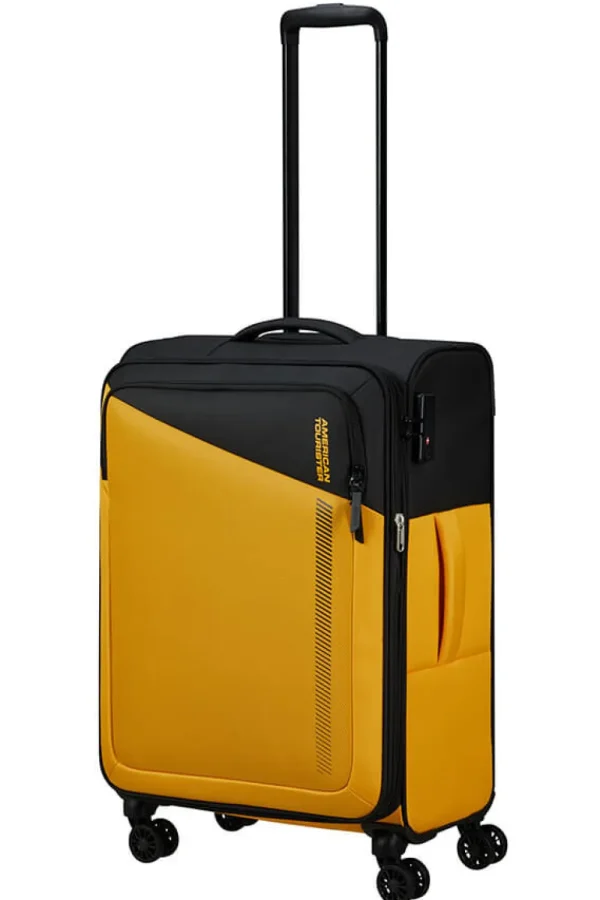 American Tourister Daring Dash Keskikokoinen matkalaukku Black/Yellow Discount
