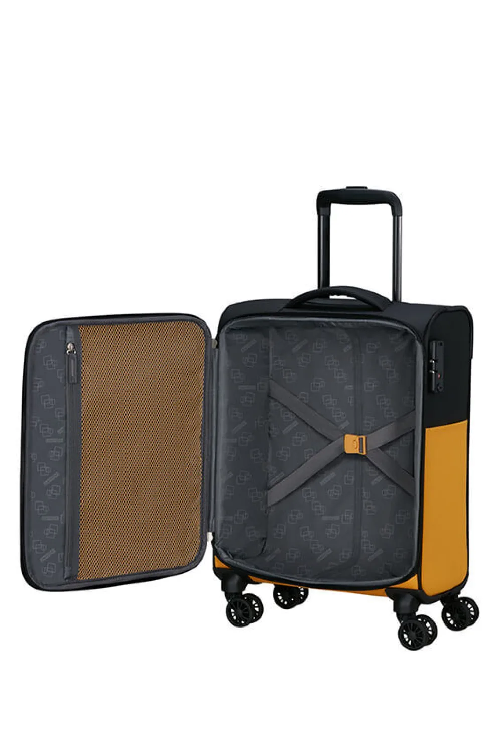 daring_dash_lentolaukku_0-1.webp American Tourister Daring Dash Lentolaukku Black/Yellow Sale