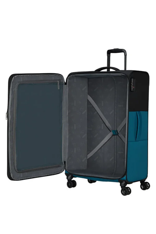 American Tourister Daring Dash Suuri matkalaukku Black/Blue New