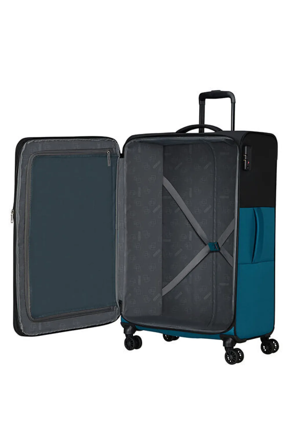 daring_dash_suuri_matkala_0-2.webp American Tourister Daring Dash Suuri matkalaukku Black/Blue New