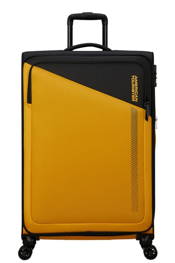 American Tourister Daring Dash Suuri matkalaukku Black/Yellow Best