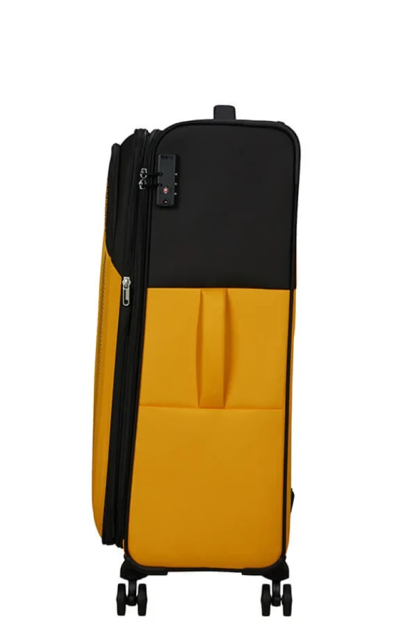 American Tourister Daring Dash Suuri matkalaukku Black/Yellow Best