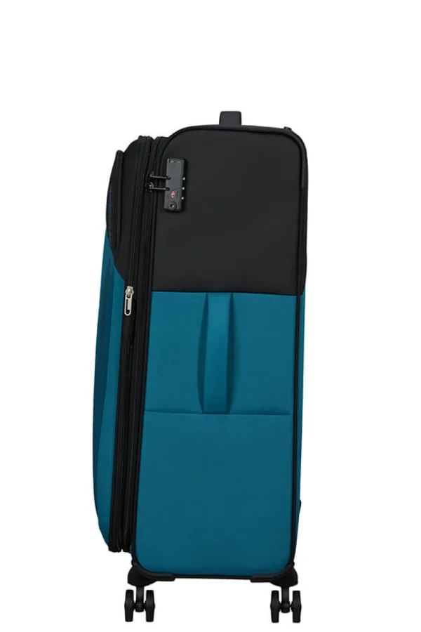 American Tourister Daring Dash Suuri matkalaukku Black/Blue New