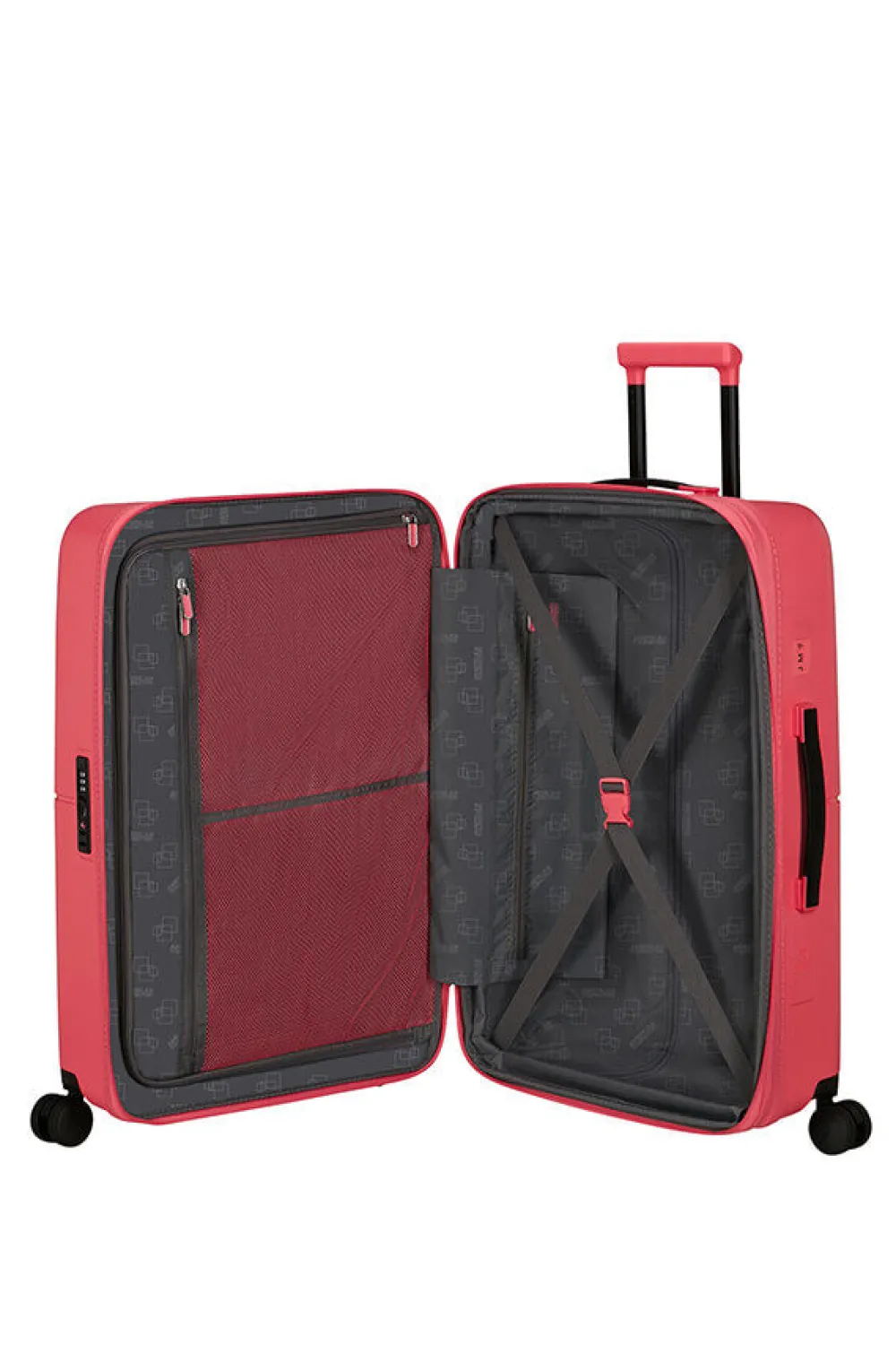 dashpop_keskikokoinen_mat_0-3.webp American Tourister DashPop Keskikokoinen matkalaukku Sugar Pink Hot