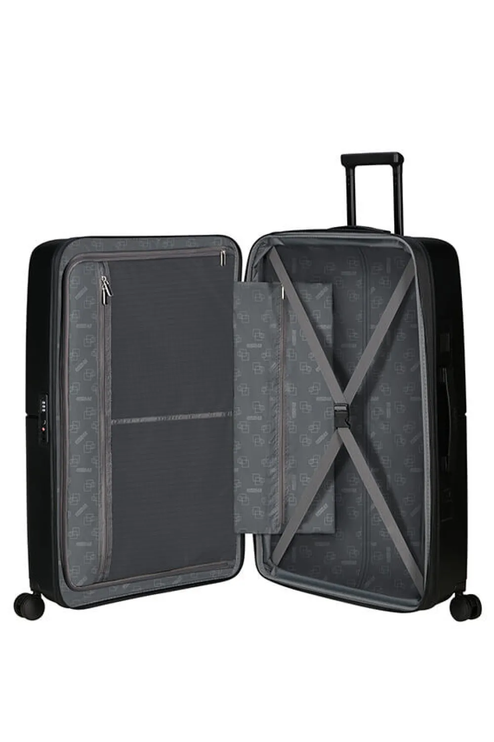 dashpop_suuri_matkalaukku_0.webp American Tourister DashPop Suuri matkalaukku True Black Outlet