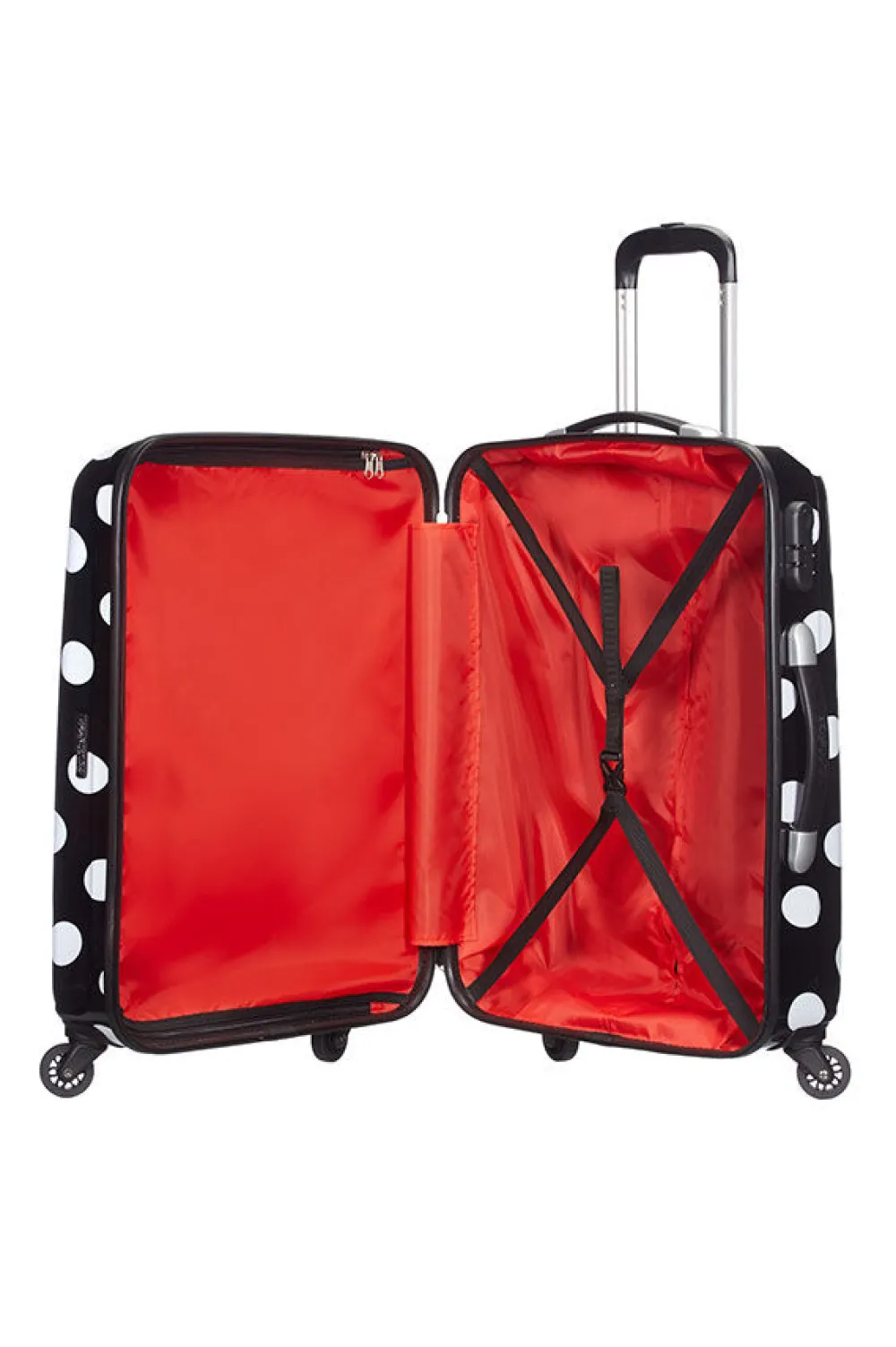 disney_legends_keskikokoi_0.webp American Tourister Disney Legends Keskikokoinen matkalaukku Minnie Dots Hot