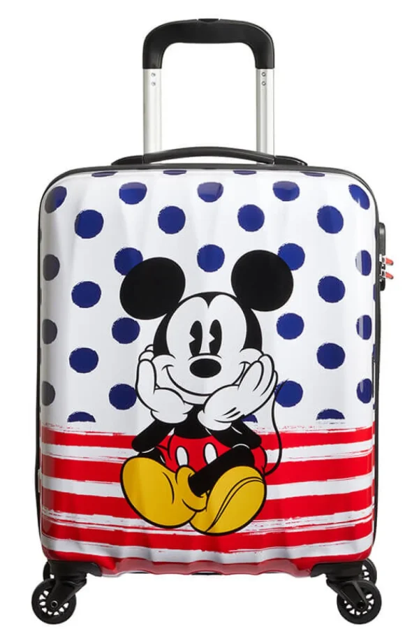 American Tourister Disney Legends Lentolaukku Mickey Blue Dots Outlet